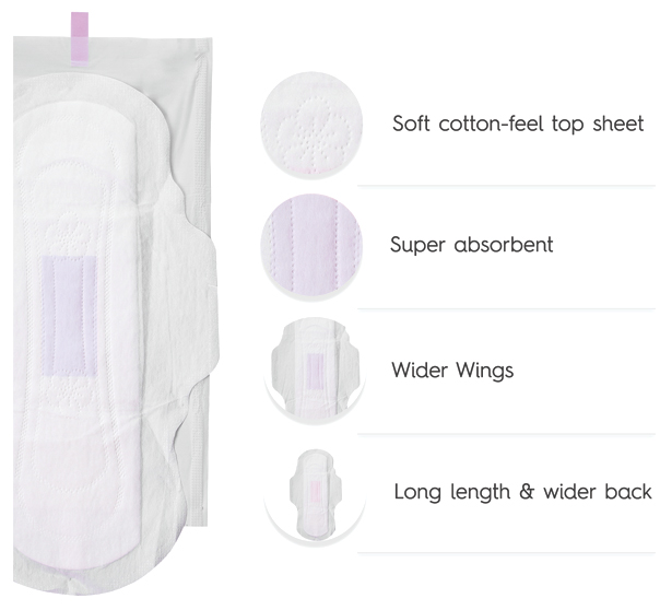 Buy 10 Clovia Sanitary Pads- XXXL for Overnight Usage - 410mm